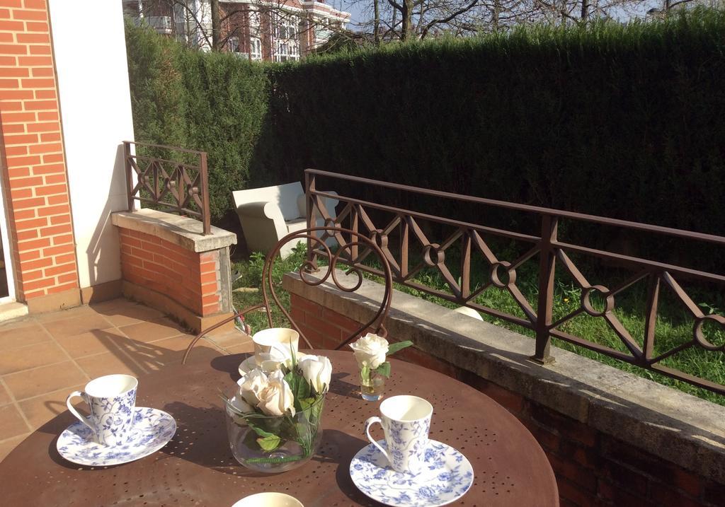 Apartamento con Jardín Getxo Exterior foto